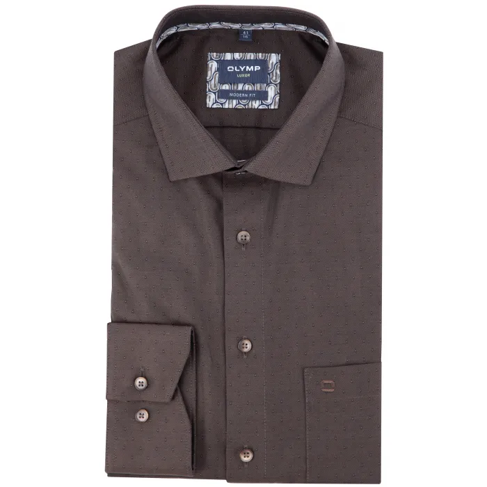 1286/24 camicie Olymp braun