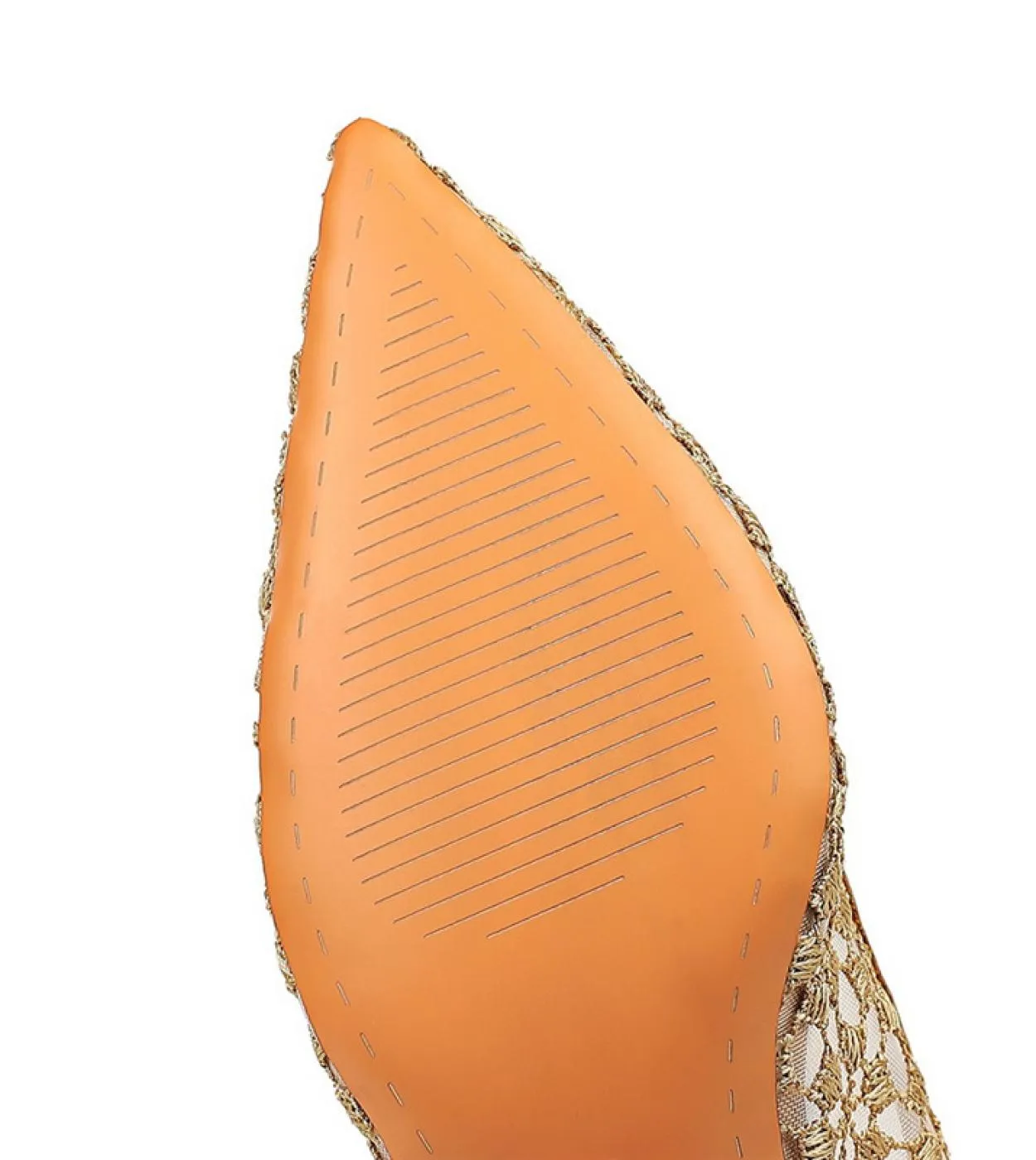 2023 Donna Tacchi medi 5,5 cm Sandali Tacchi alti Décolleté da ufficio Mesh Hollow Tacchi bassi Matrimonio Pizzo Mamma Prom Part