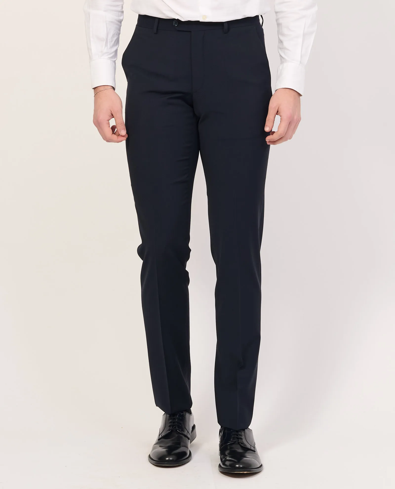 Abito blu Carlo Pignatelli con giacca coreana
