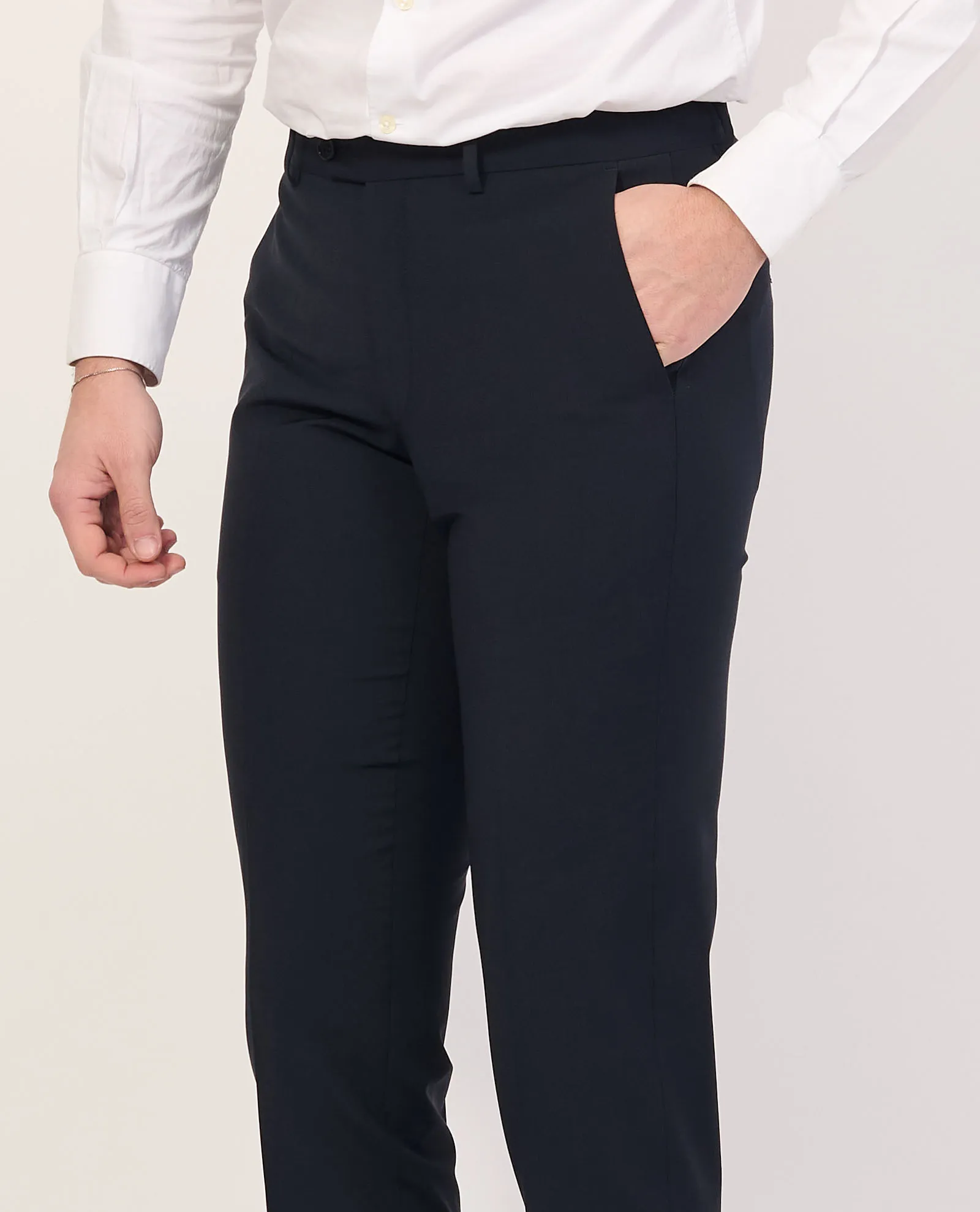 Abito blu Carlo Pignatelli con giacca coreana