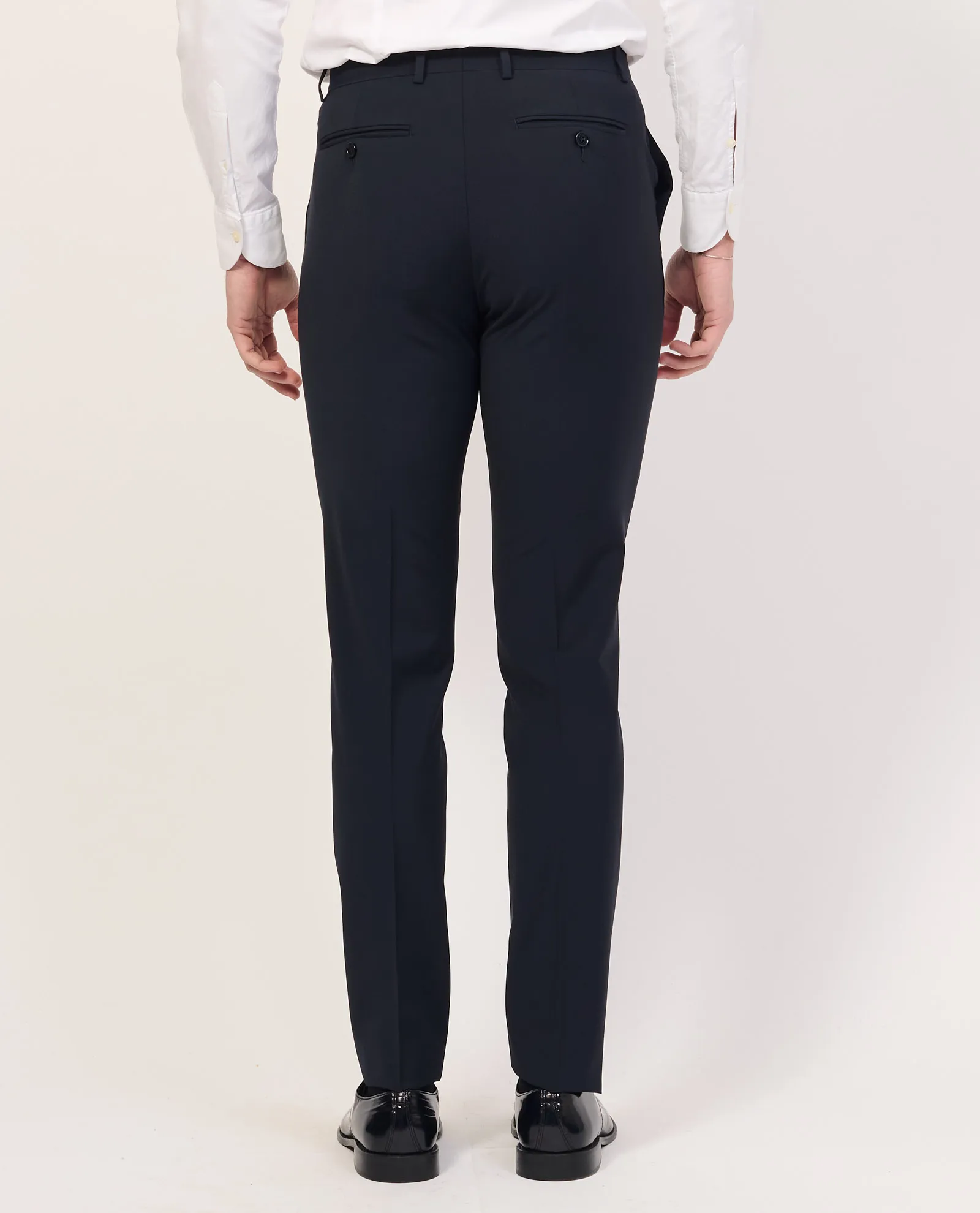 Abito blu Carlo Pignatelli con giacca coreana