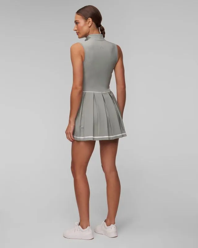 Abito grigio da tennis da donna Varley Dalton Court Dress 32
