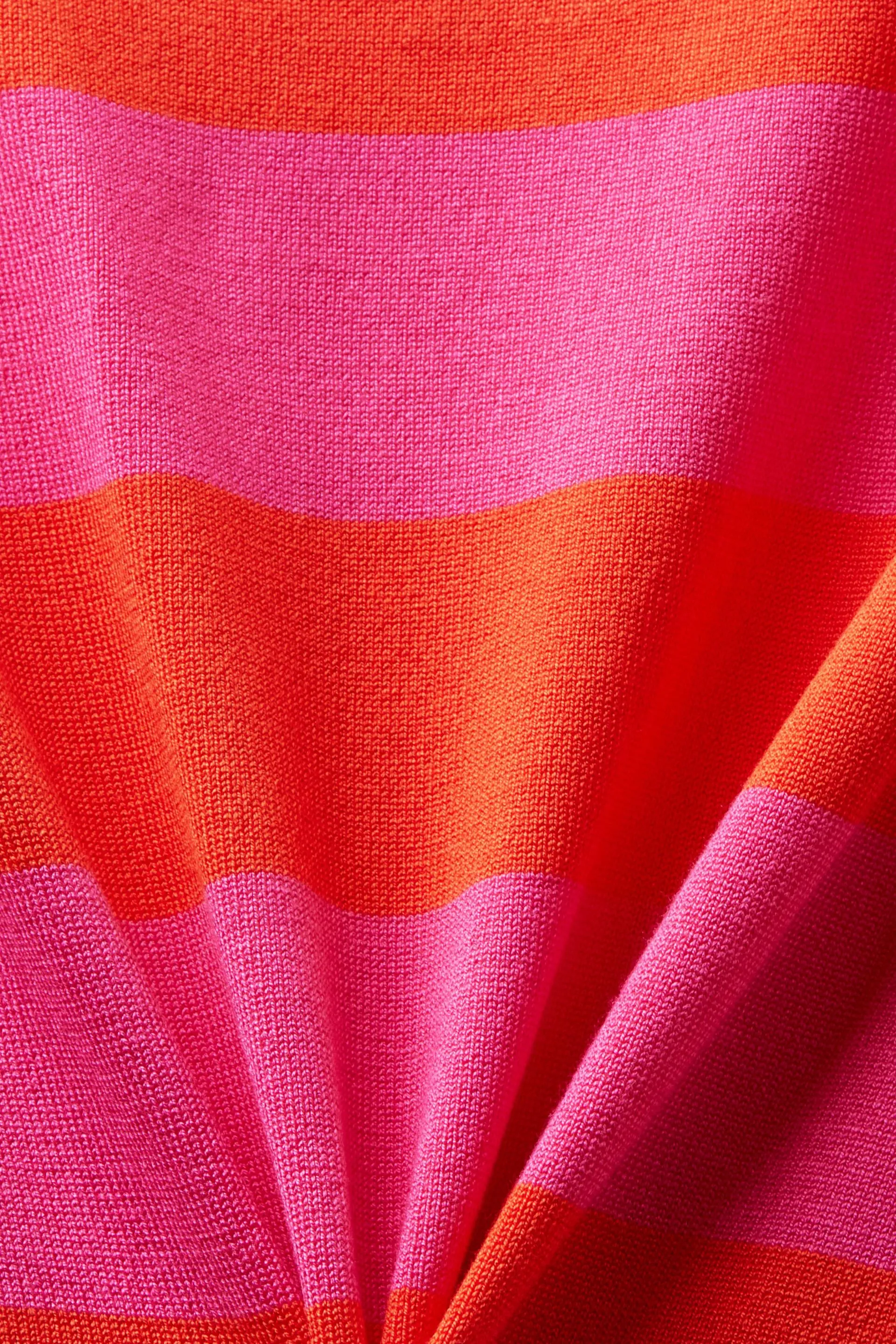 Abito oversize in maglia a righe
