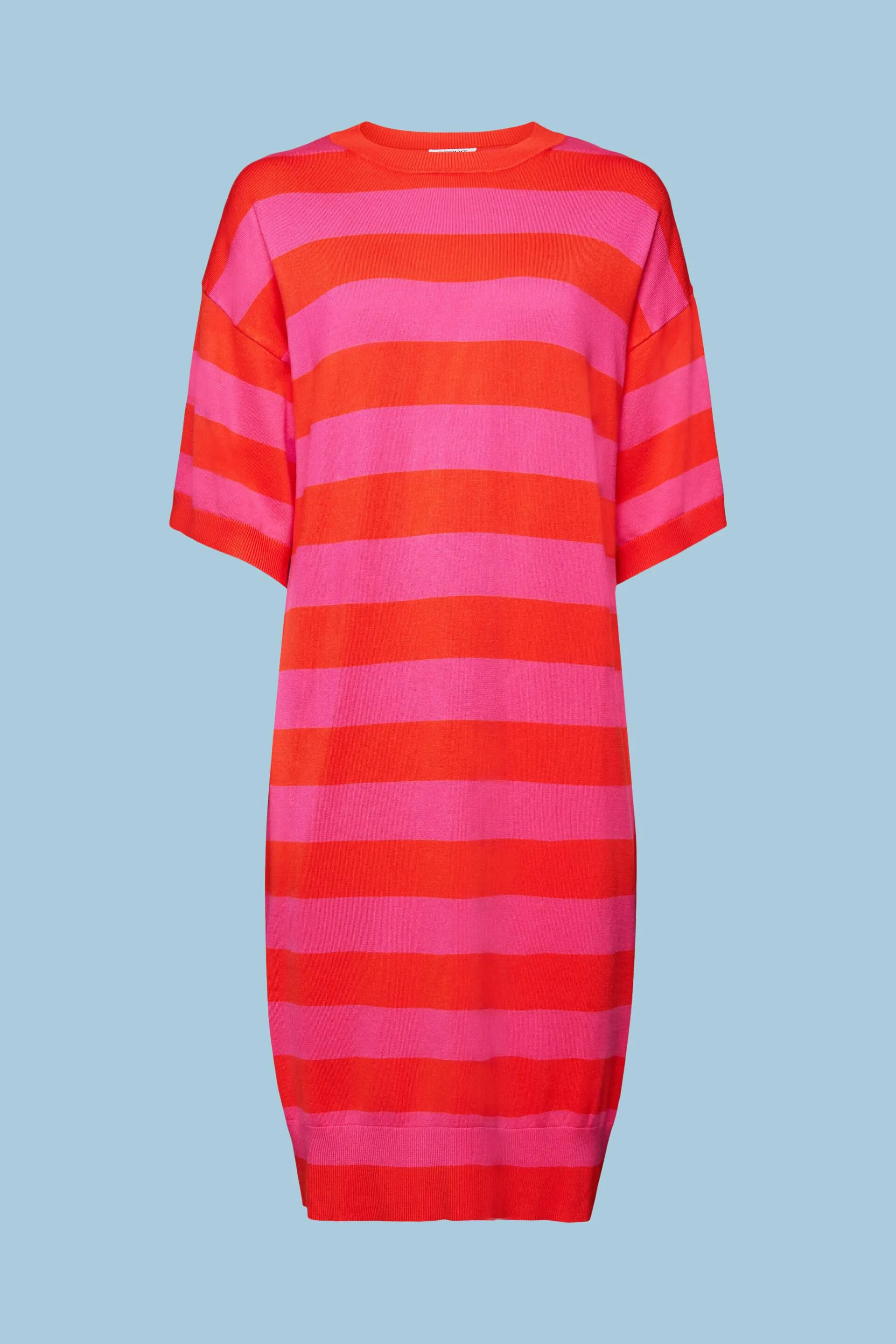 Abito oversize in maglia a righe