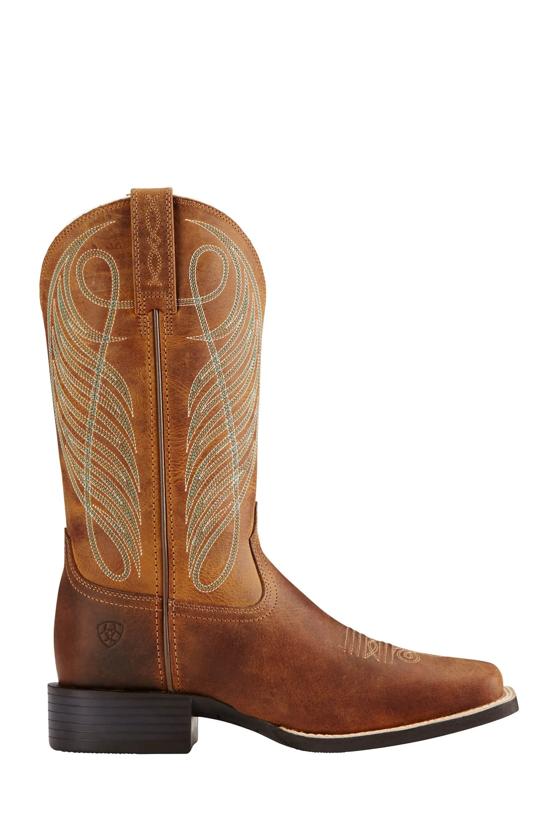 Ariat Marrone - Completo stile western con punta squadrata arrotondata Stivali