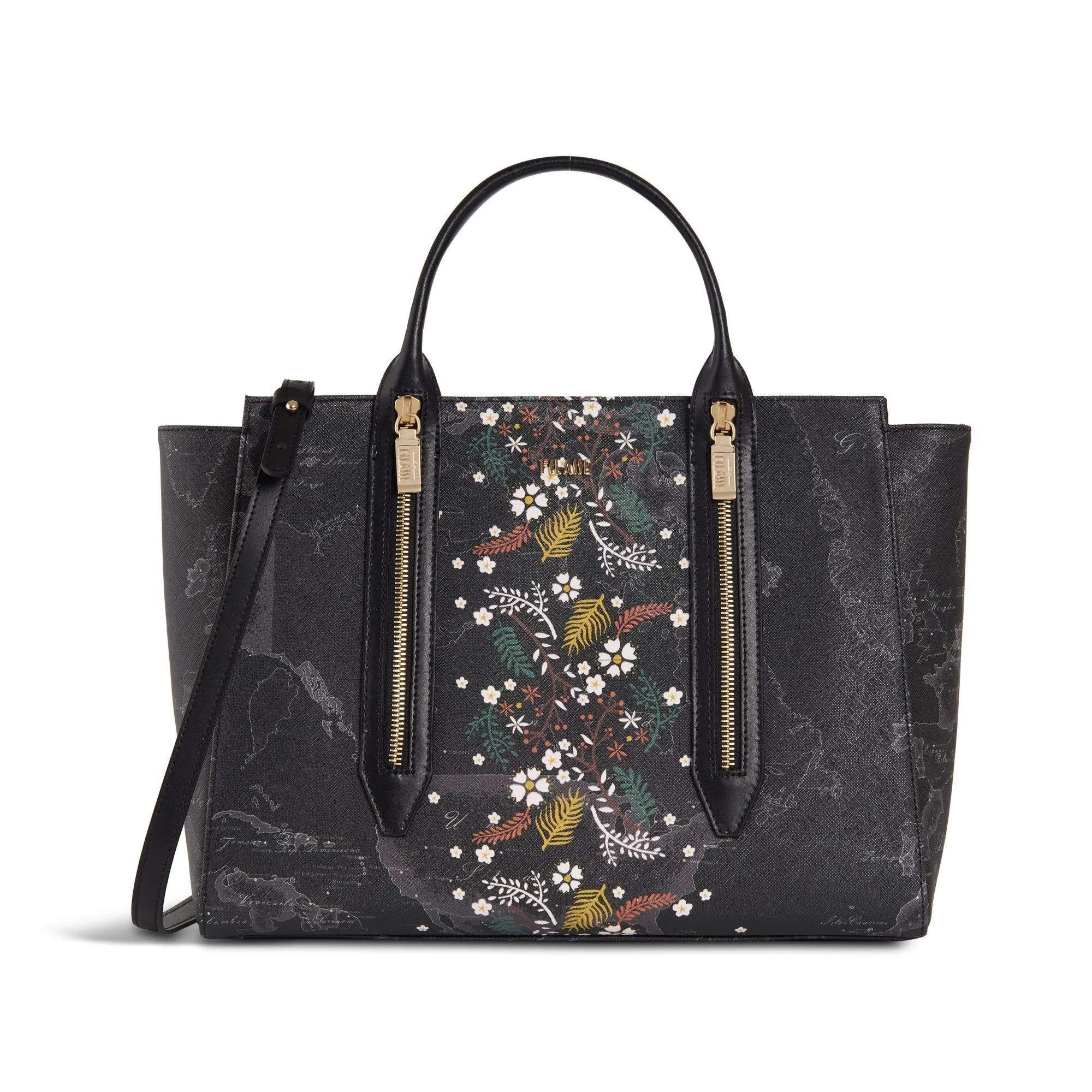 Autumn night borsa a mano grande nera