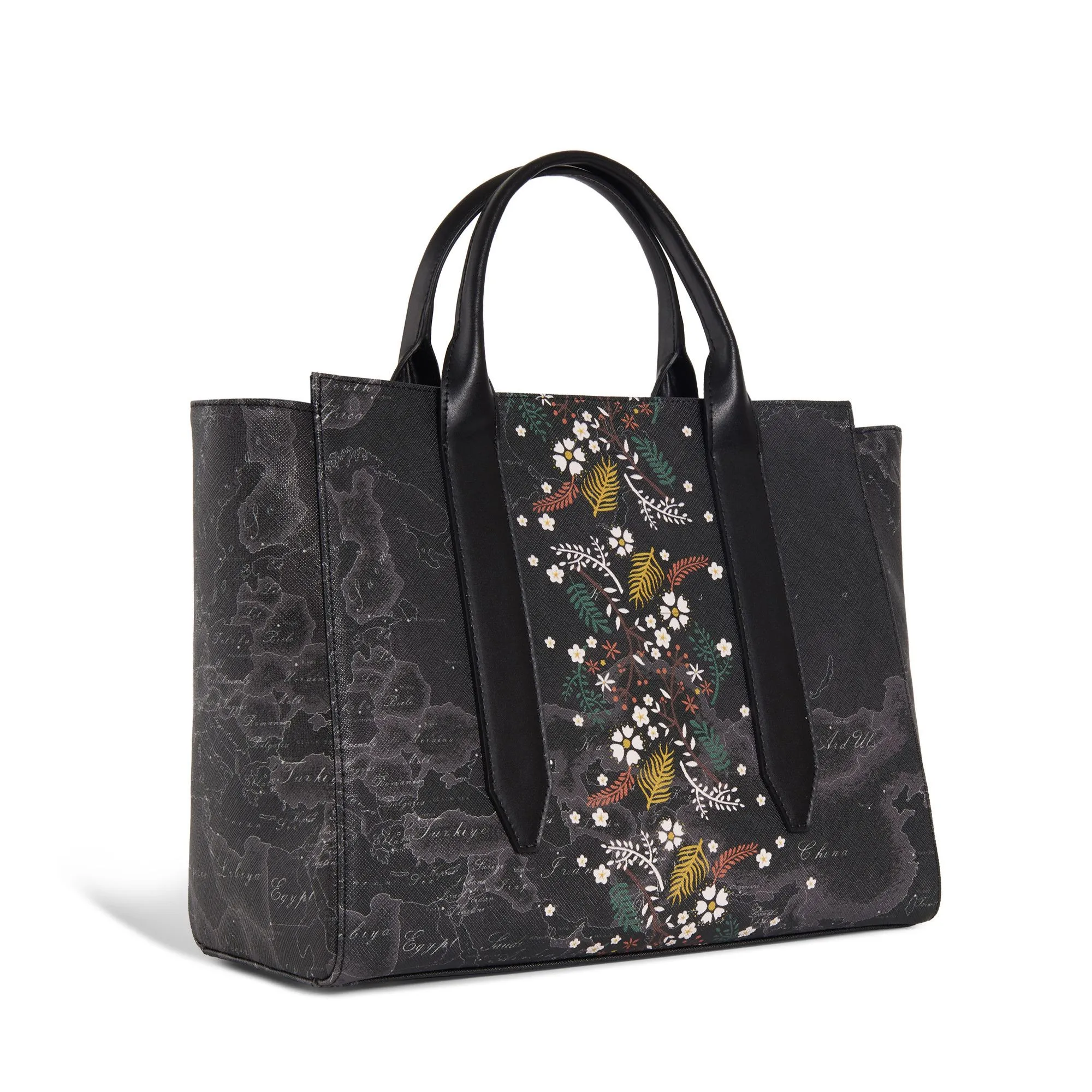 Autumn night borsa a mano grande nera