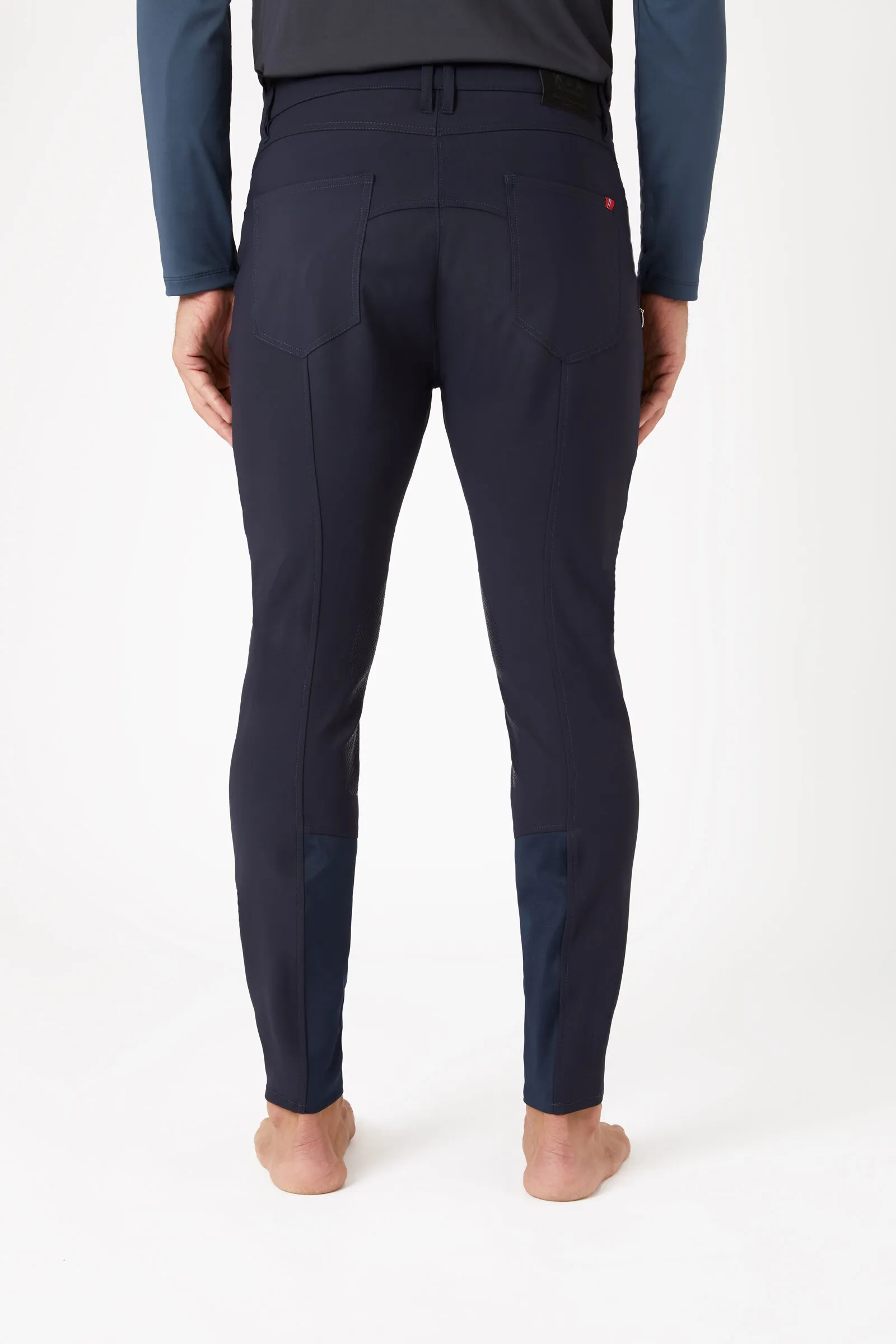 B Vertigo Ethan Pantaloni da equitazione funzionali da uomo con patch al ginocchio