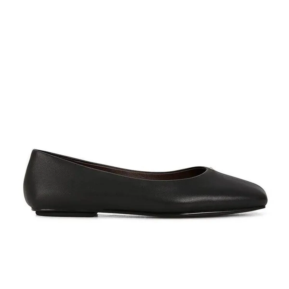 Ballerine da donna nere Moda eleganti scarpe slip on basse Scarpe da ballerina da donna Comfort Street Style con suola morbida
