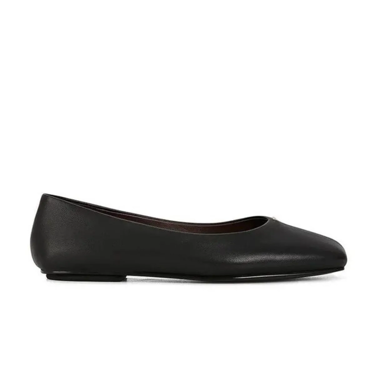 Ballerine da donna nere Moda eleganti scarpe slip on basse Scarpe da ballerina da donna Comfort Street Style con suola morbida