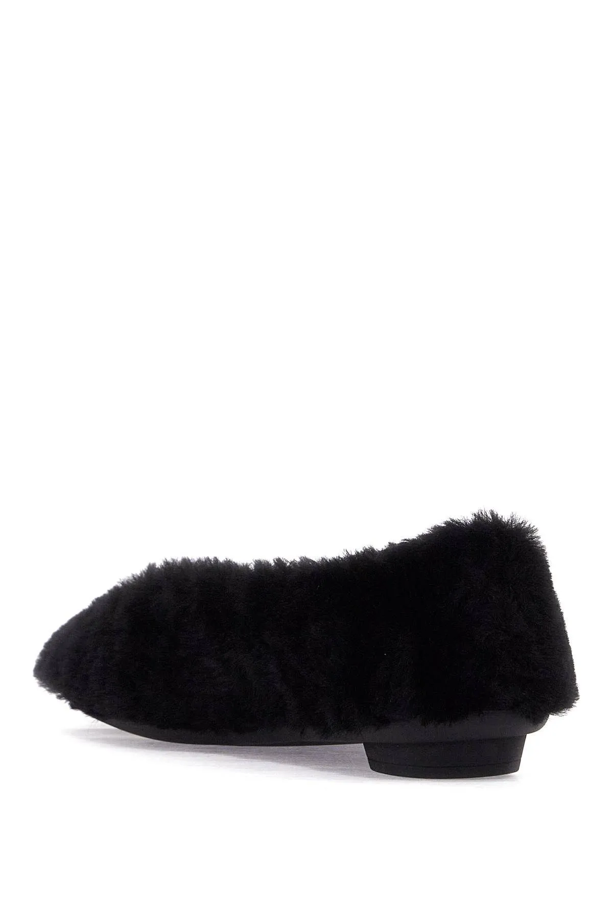 Ballerine in shearling