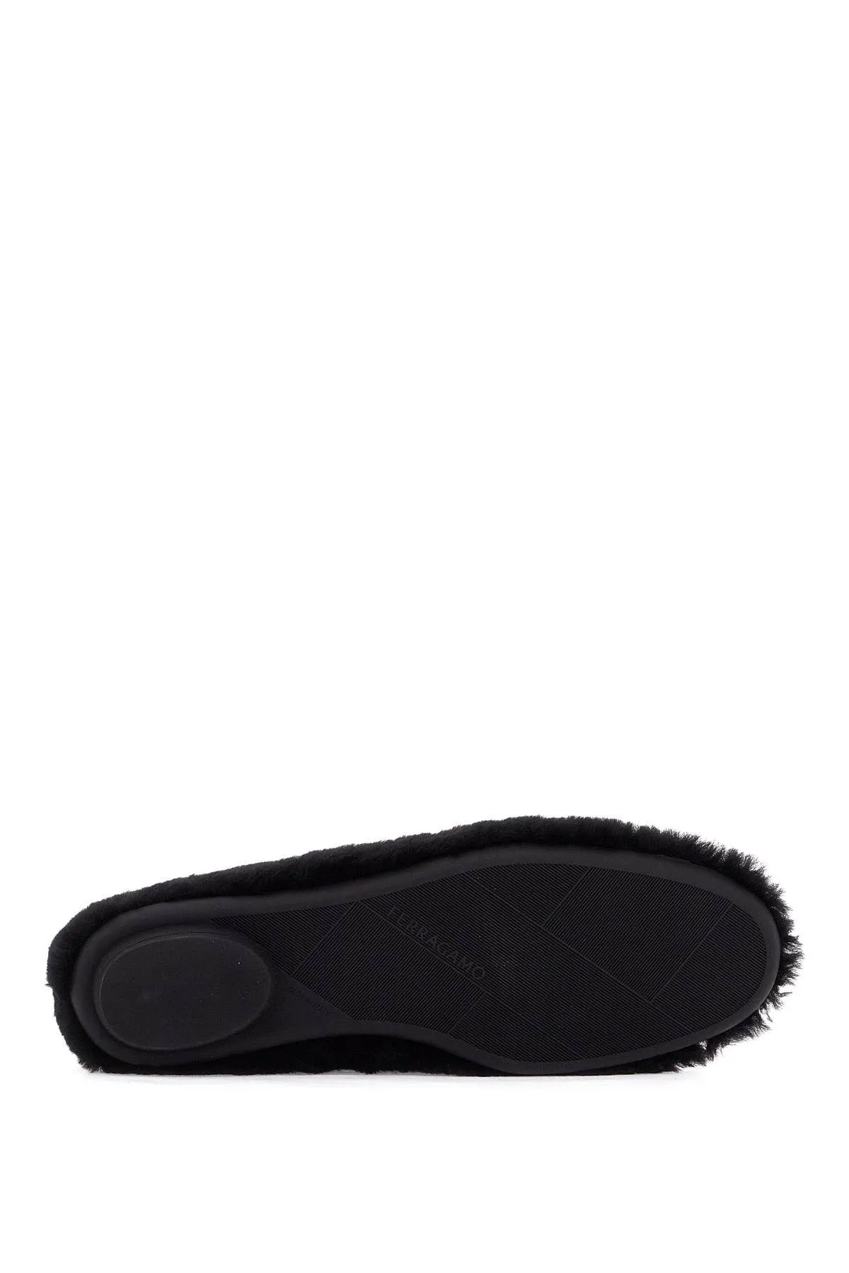 Ballerine in shearling