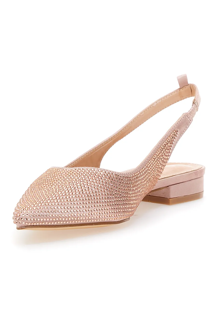 Ballerine Lace-Up Prima Riga 15990 Rosa Strass