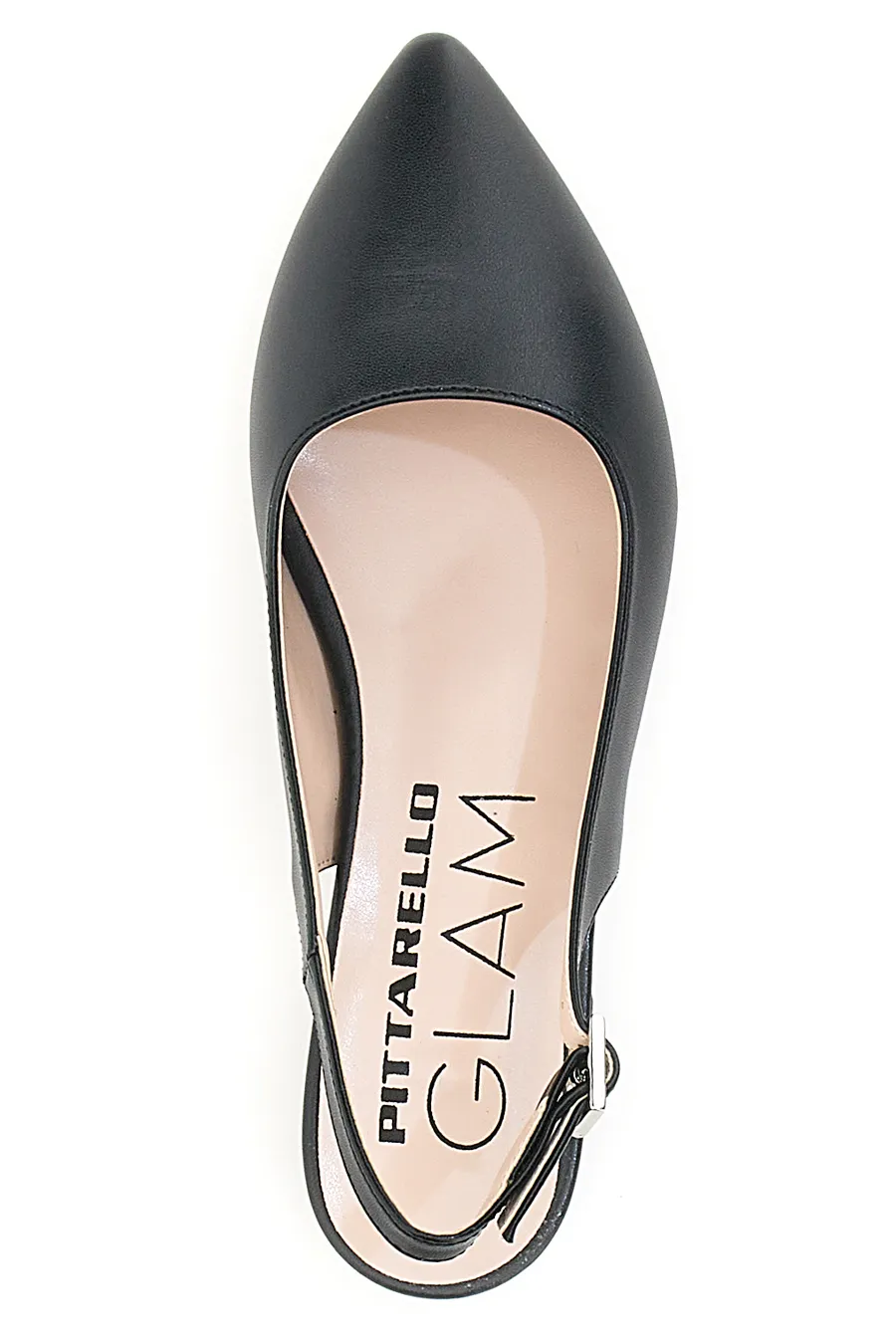 Ballerine Nere a Punta Pittarello Glam 3883