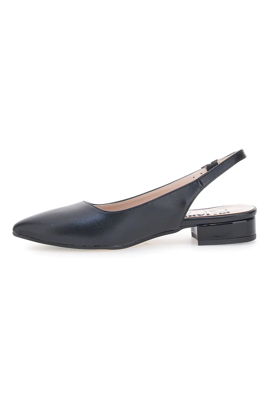 Ballerine Nere a Punta Pittarello Glam 3883