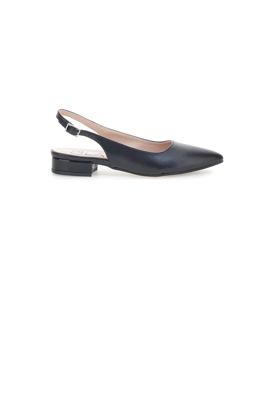Ballerine Nere a Punta Pittarello Glam 3883