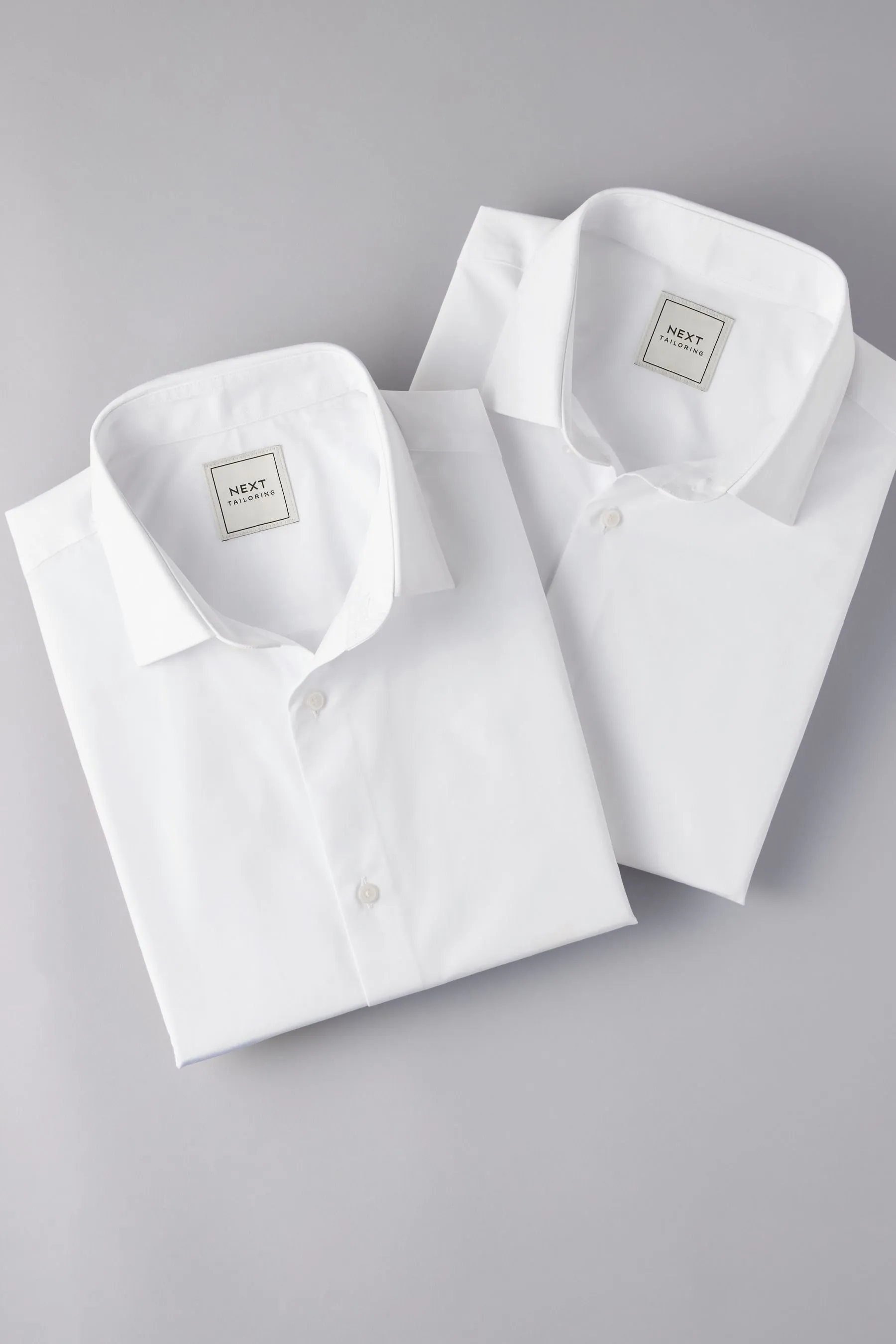 Bianco  - Camicie easy care Manica corta 2 Confezione