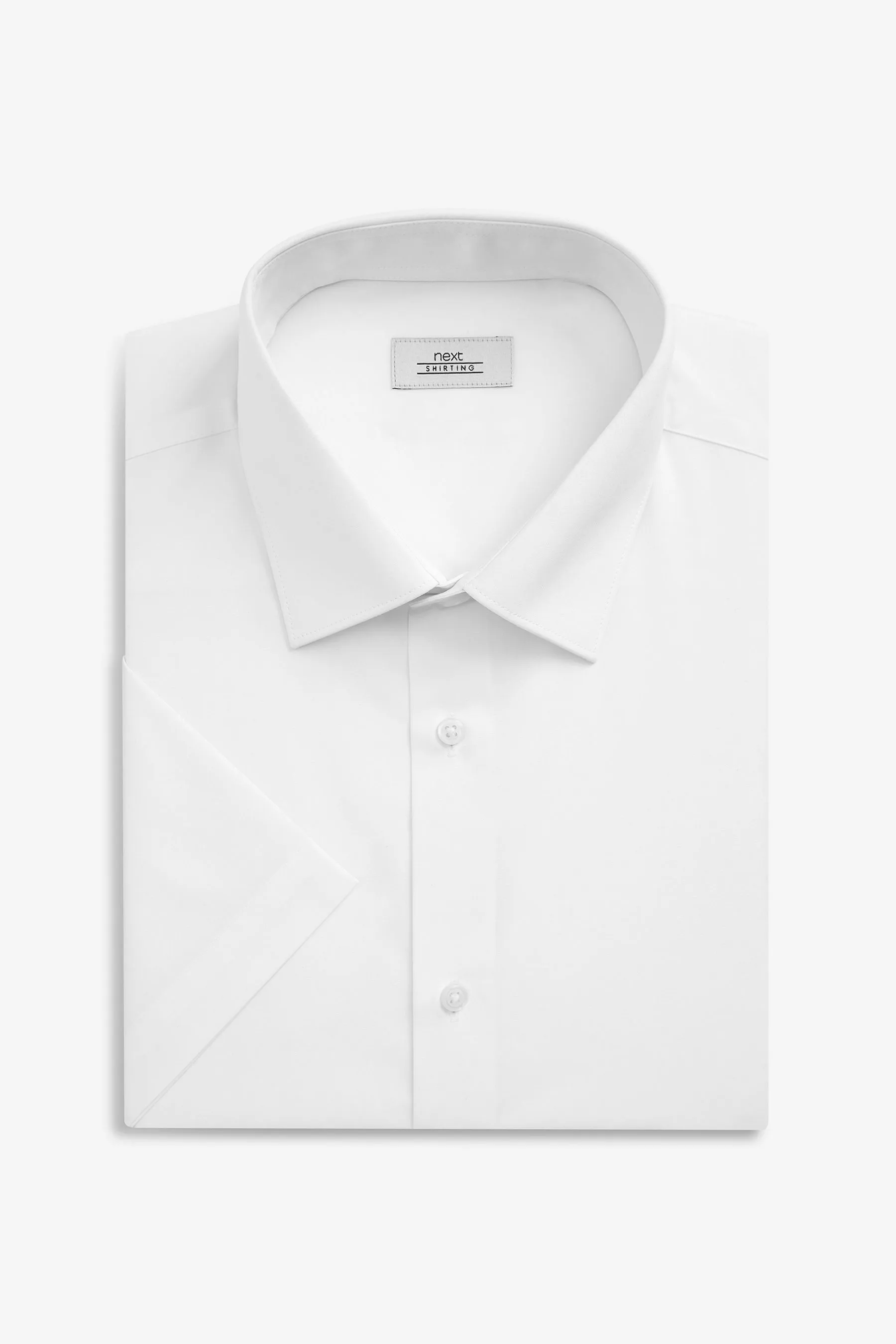 Bianco  - Camicie easy care Manica corta 2 Confezione