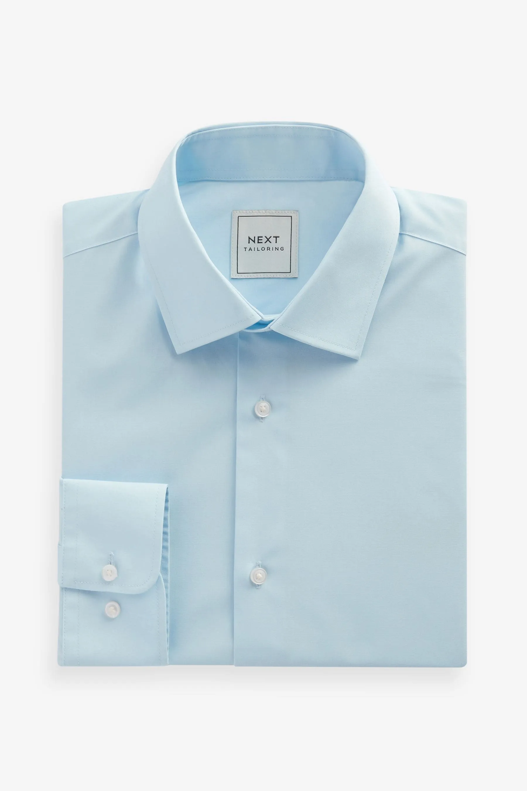 Bianco/azzurro  - Camicie Easy Care Confezione da 2