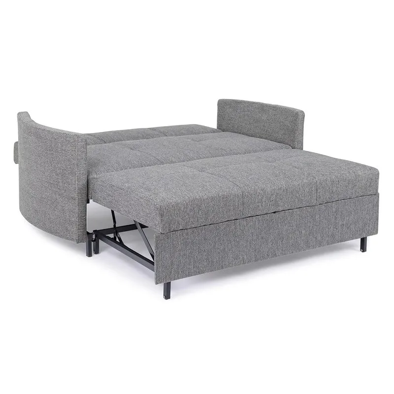 Bizzotto Divano letto Clayton c-c nero-grigio