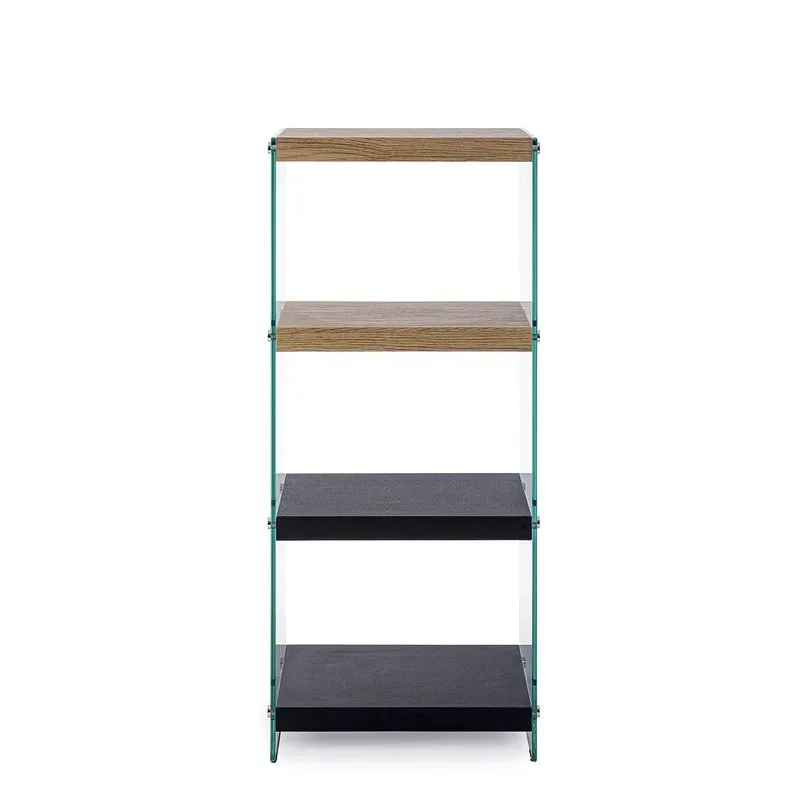 Bizzotto Libreria 4p Line Wood nero