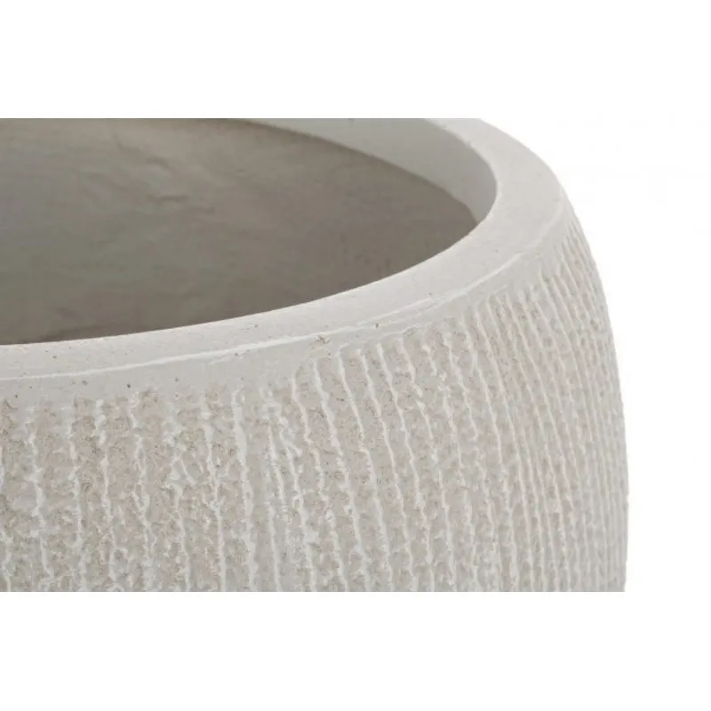 Bizzotto outdoor Set 2 porta vaso brush sfera beige