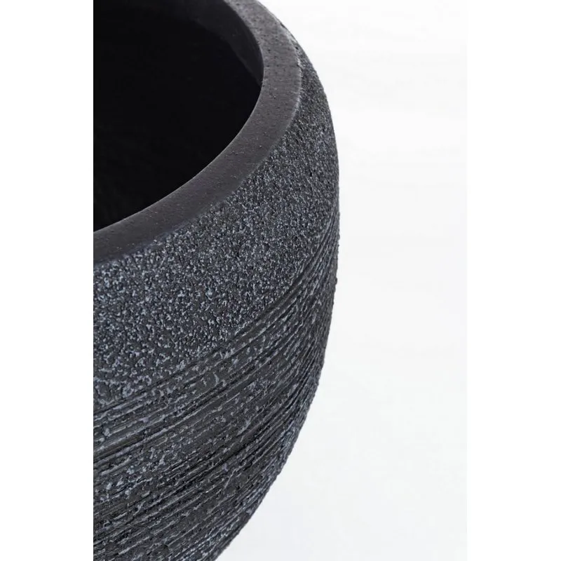 Bizzotto outdoor Set 2 porta vaso graffiti ciotola nero