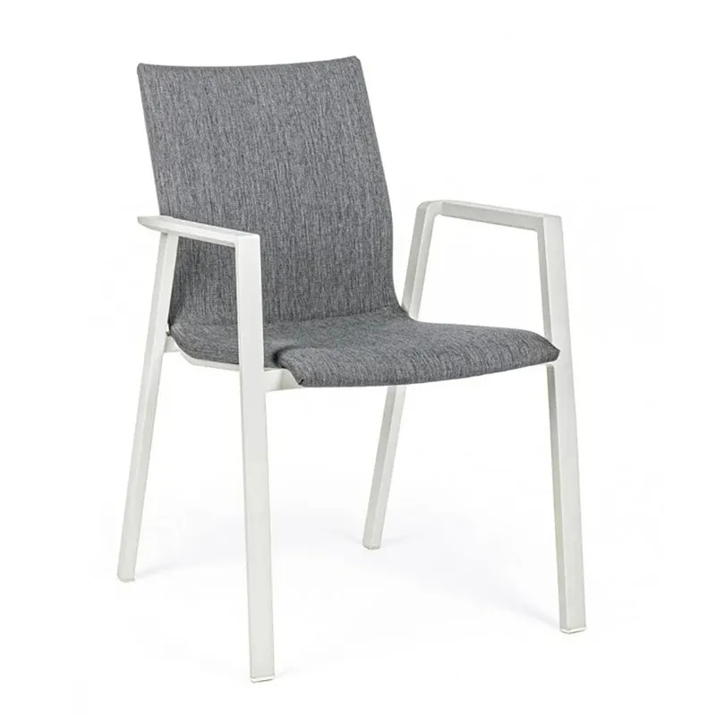 Bizzotto outdoor Set 4 sedie con braccioli Odeon lunar