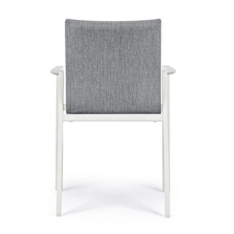 Bizzotto outdoor Set 4 sedie con braccioli Odeon lunar