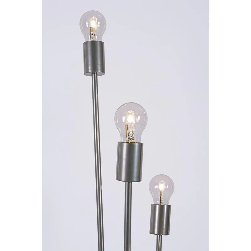 Bizzotto Piantana Giaccola 5 luci argento h155