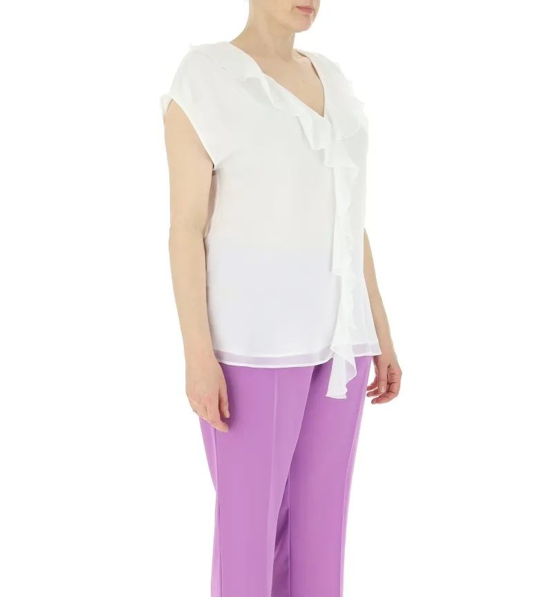 Blusa con volant