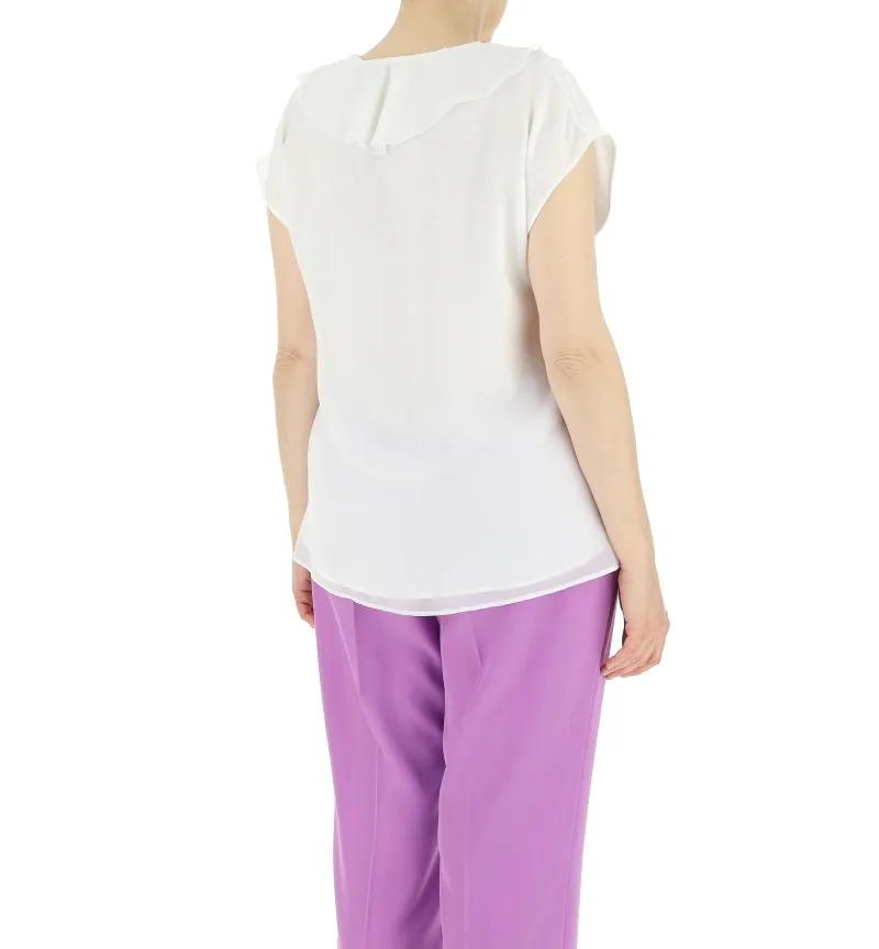 Blusa con volant
