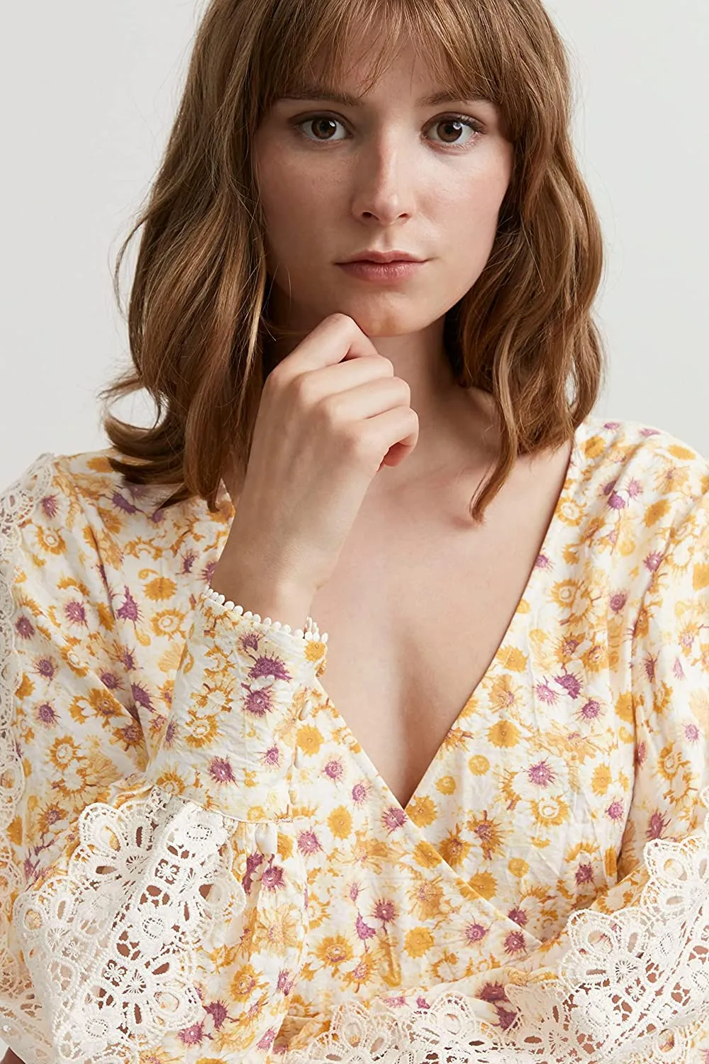Blusa Donna con manica lunga