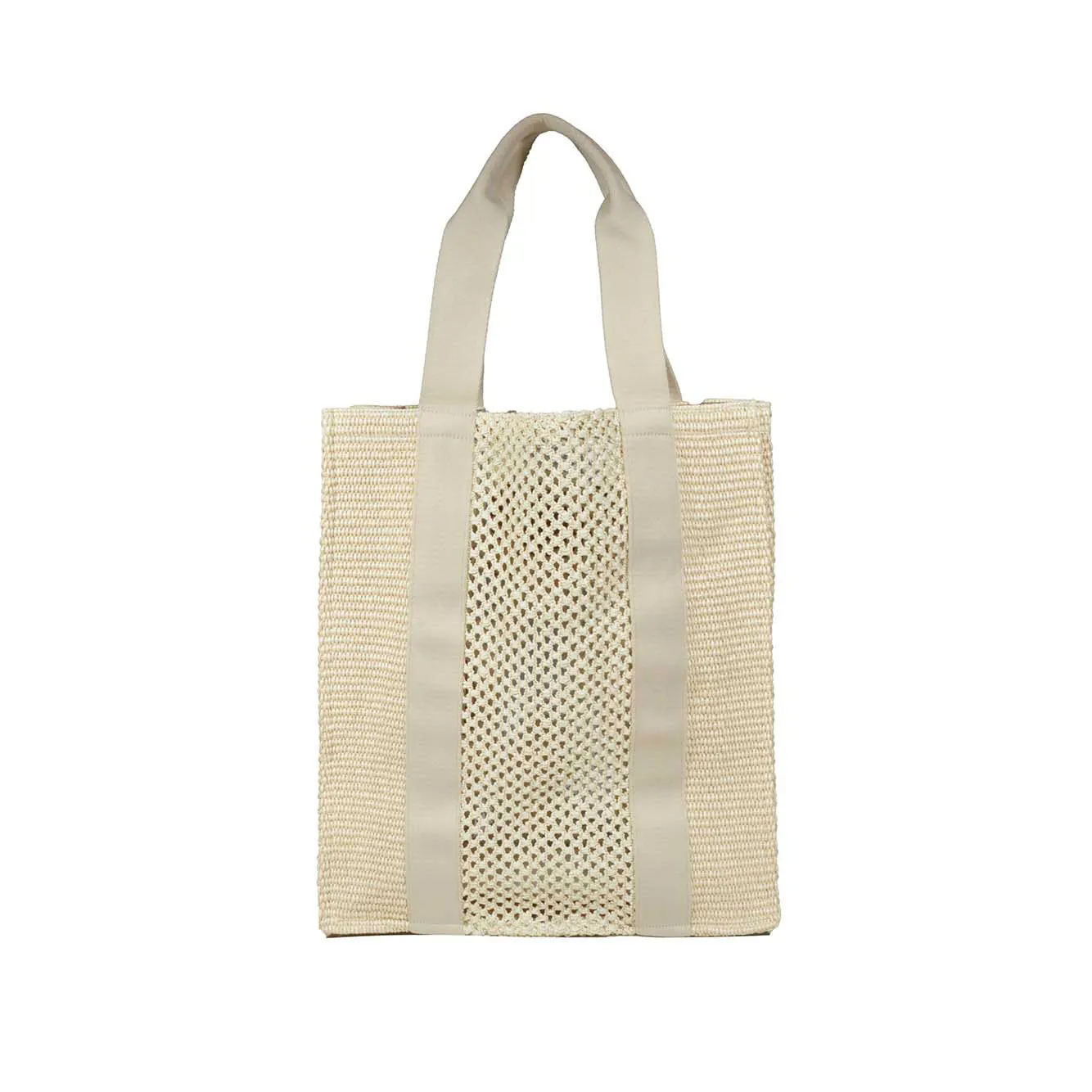 Borsa a mano Aruba piccola in rafia beige Isabel Marant
