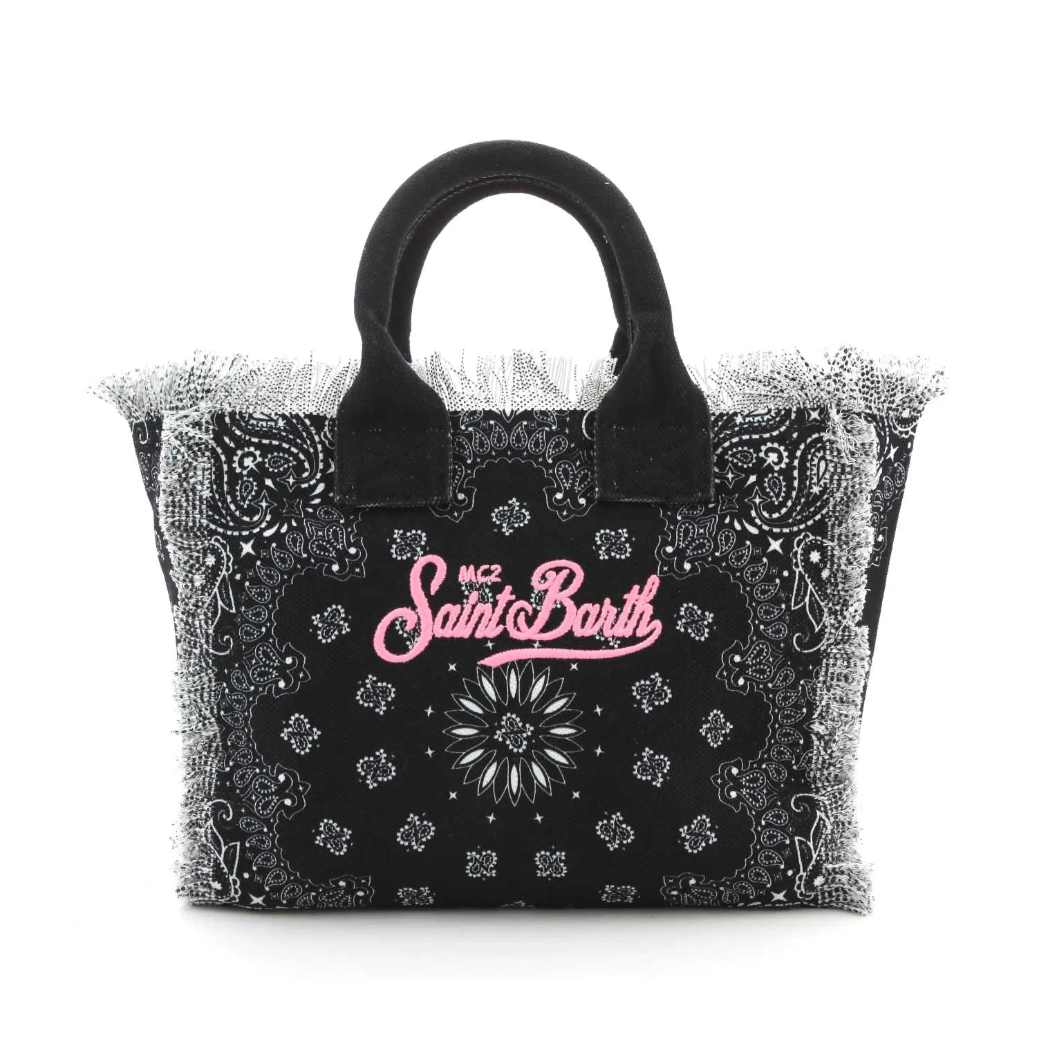Borsa A Mano Colette Nera Con Stampa Bandana
