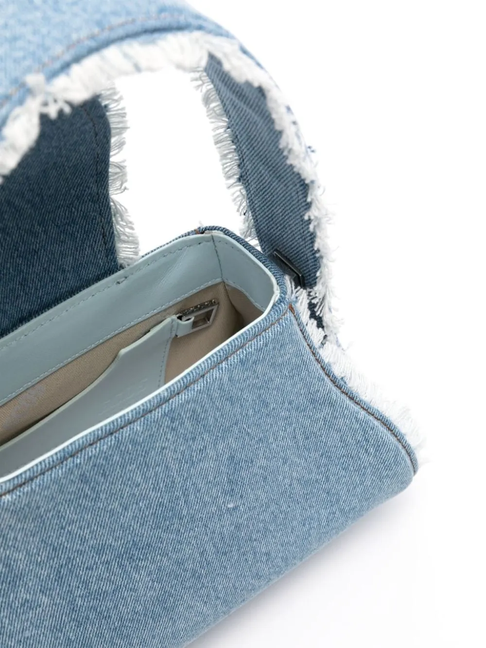 Borsa a mano comma in blu - donna