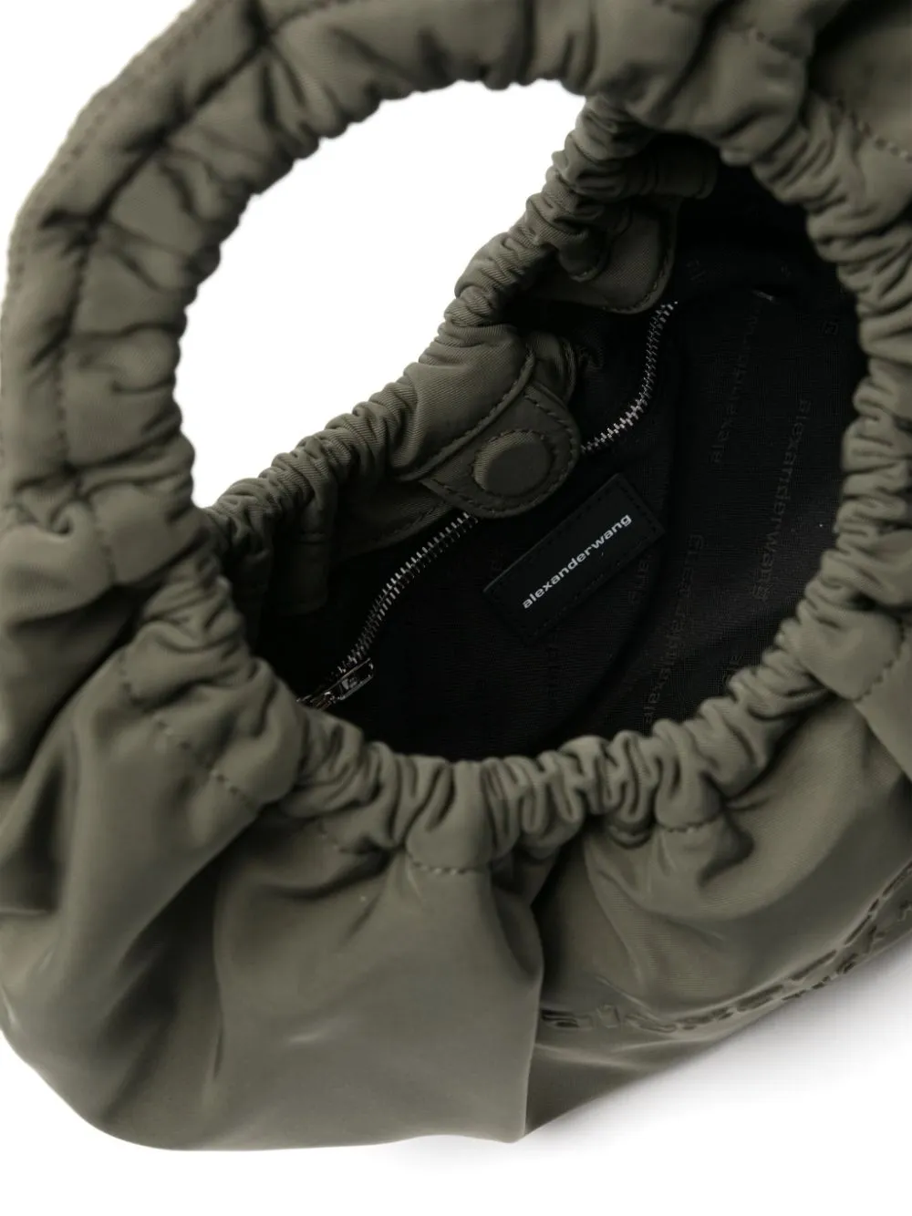 Borsa a mano Crescent piccola in verde - donna