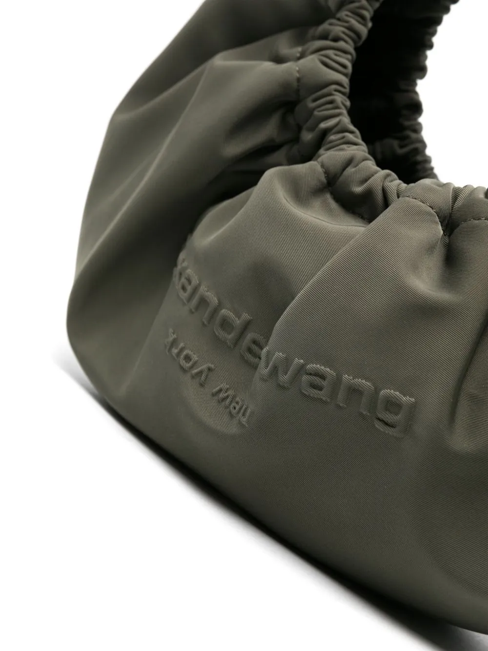 Borsa a mano Crescent piccola in verde - donna
