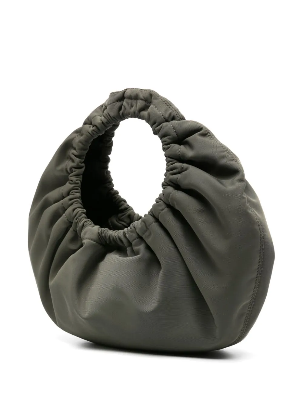 Borsa a mano Crescent piccola in verde - donna