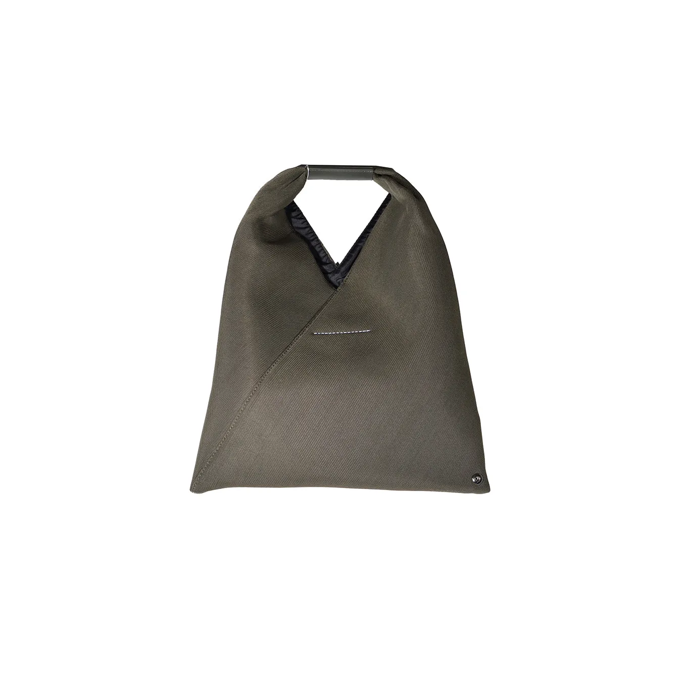 Borsa a mano Japanese piccola in tessuto verde militare MM6 Maison Margiela