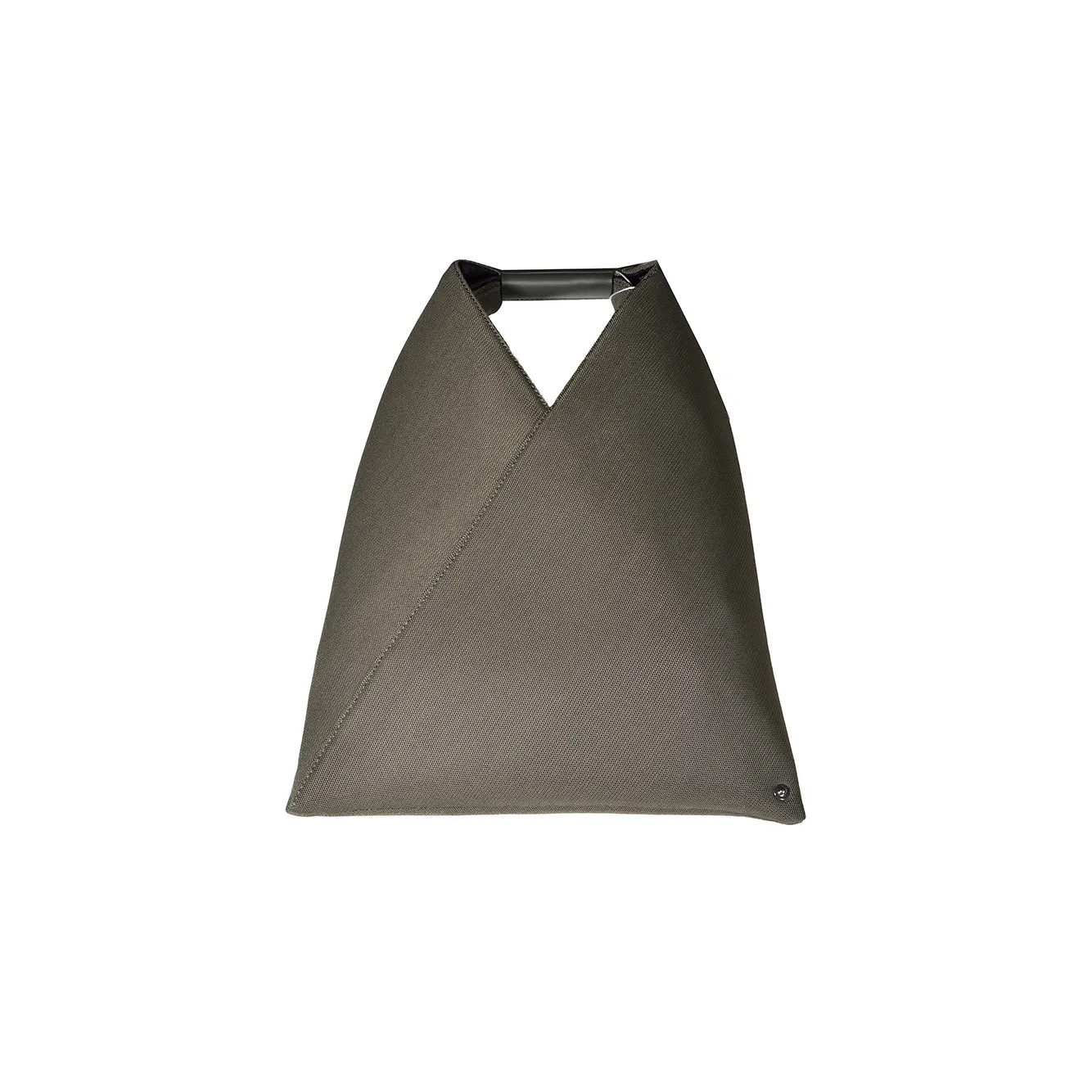 Borsa a mano Japanese piccola in tessuto verde militare MM6 Maison Margiela