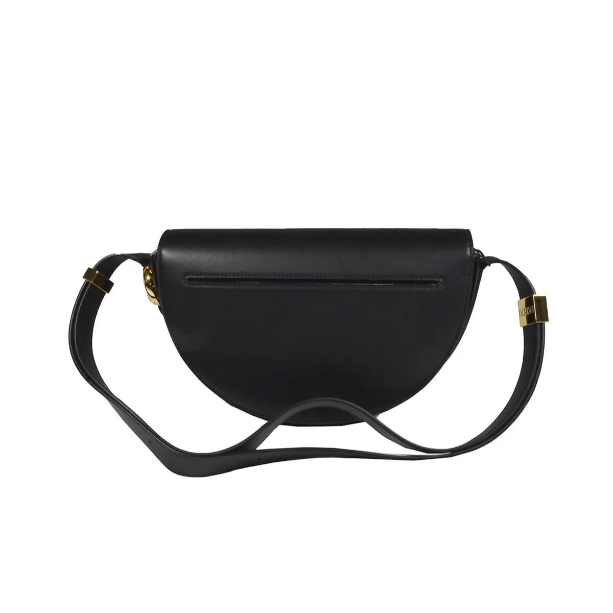 Borsa a mano Le Petit in pelle nera Patou