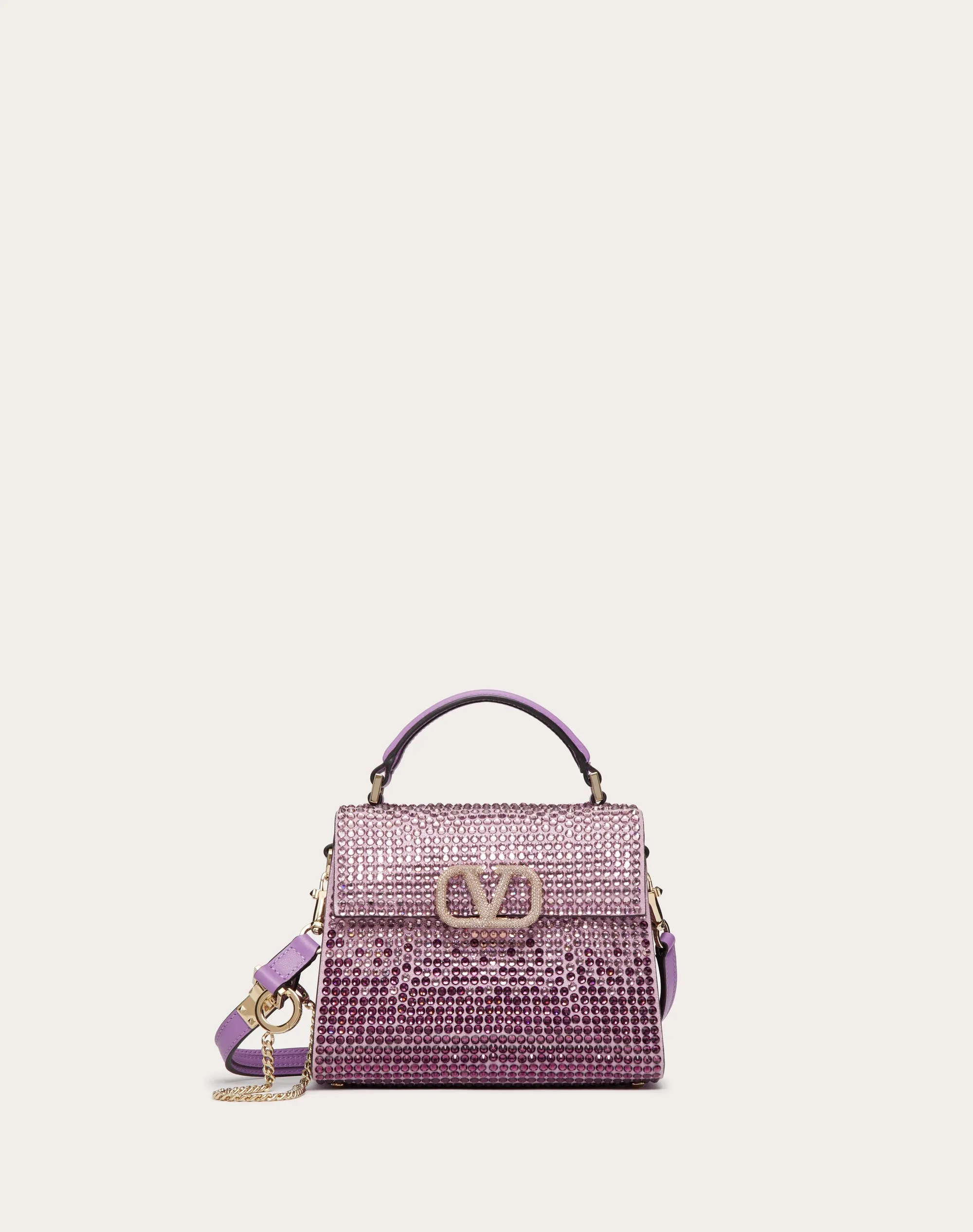 BORSA A MANO MINI VSLING CON STRASS