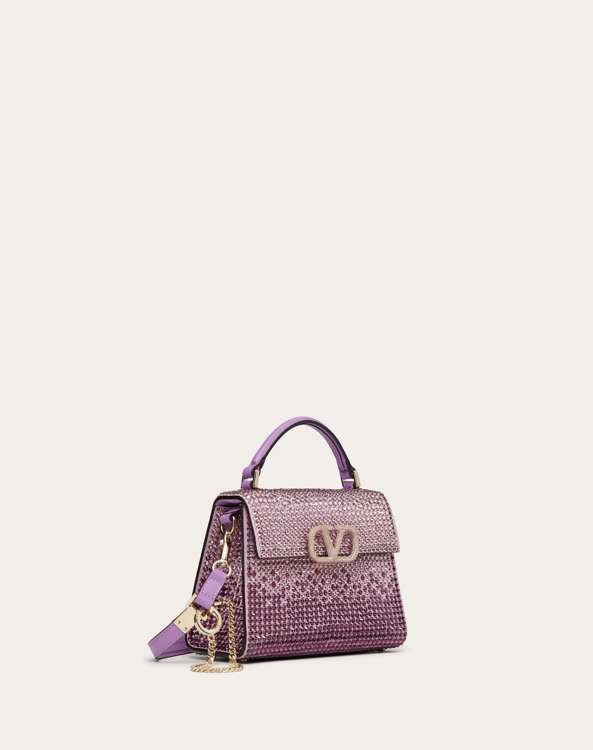 BORSA A MANO MINI VSLING CON STRASS