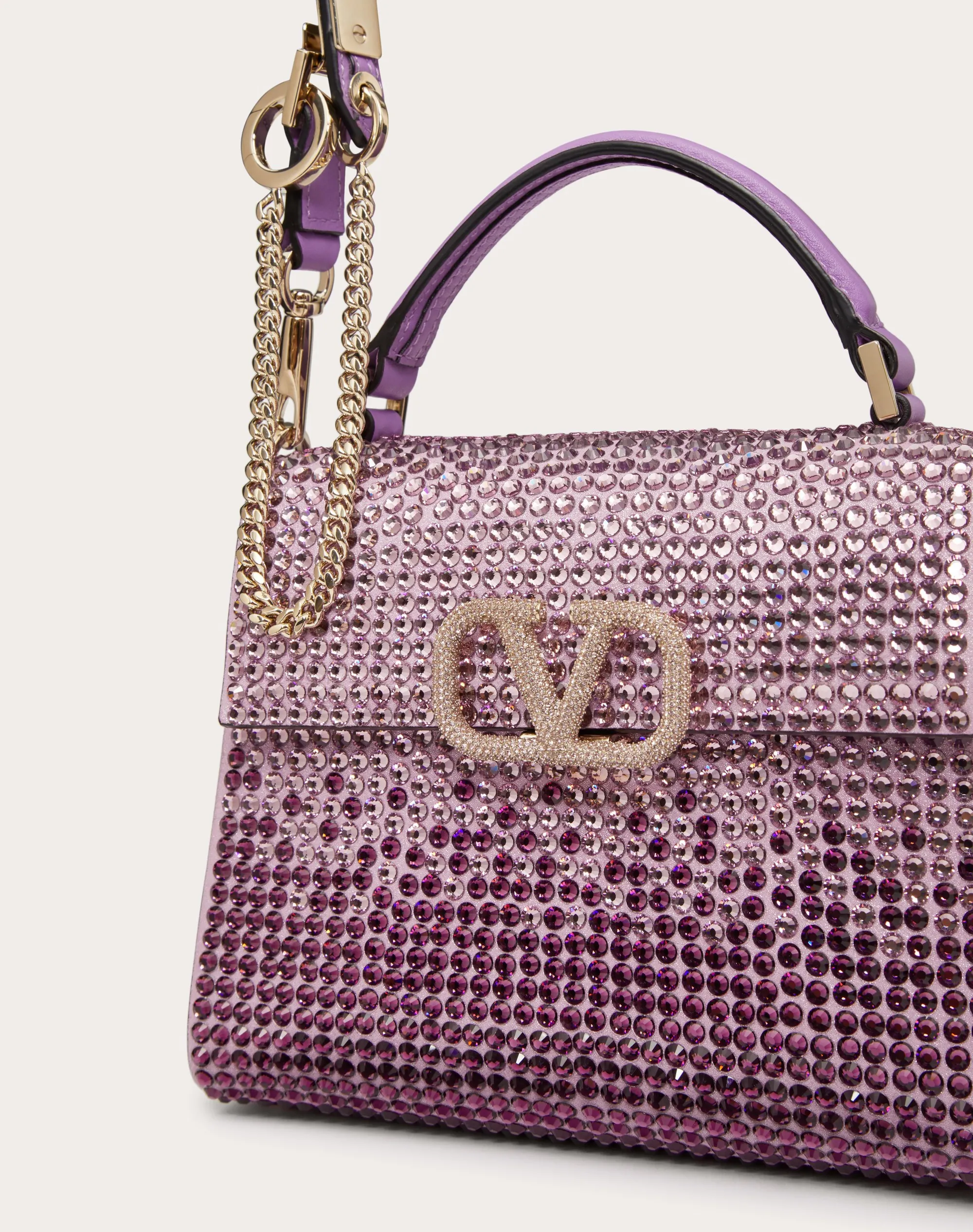 BORSA A MANO MINI VSLING CON STRASS