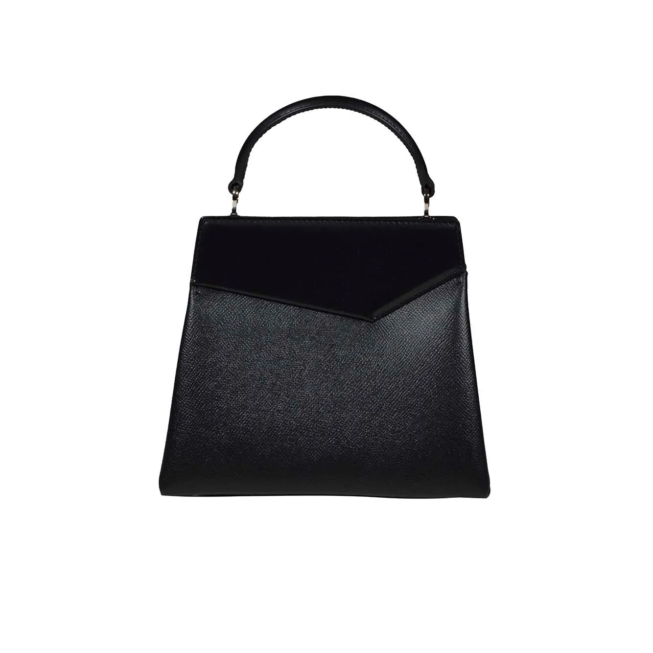 Borsa a mano Snatched piccola in pelle nera Maison Margiela