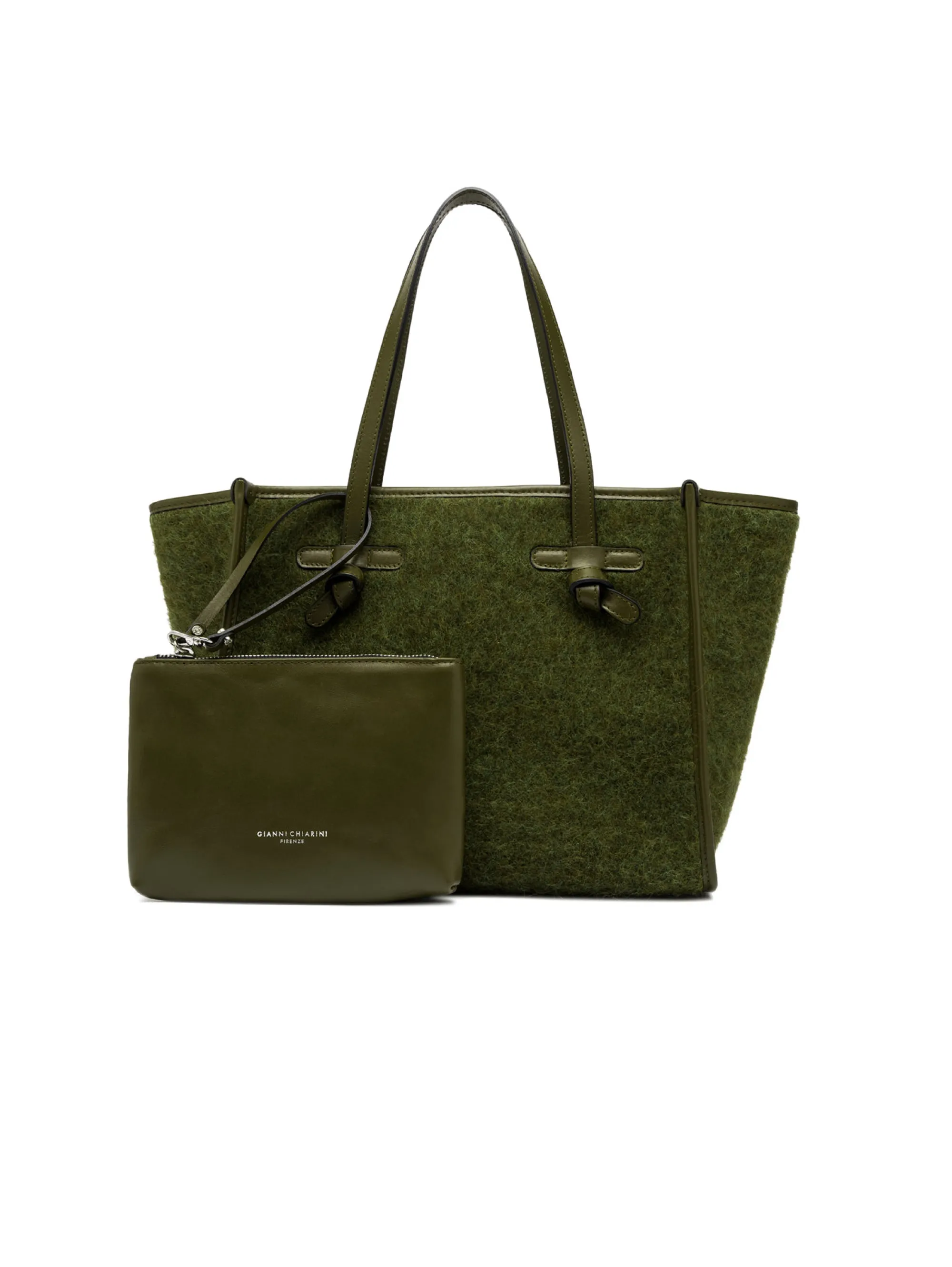 Borsa a Spalla in Mohair Muschio