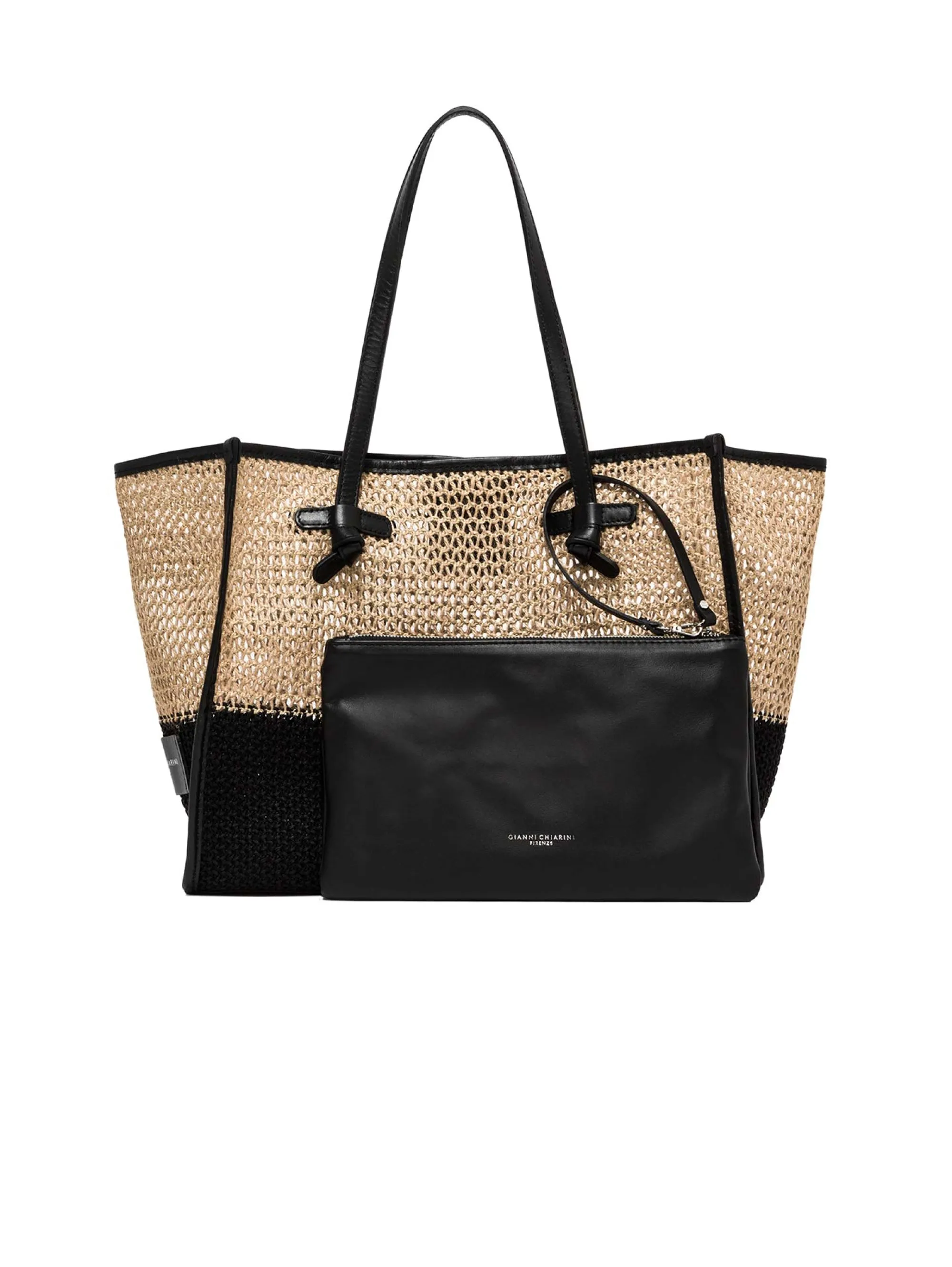 Borsa a Spalla Marcella in Canapa Nero