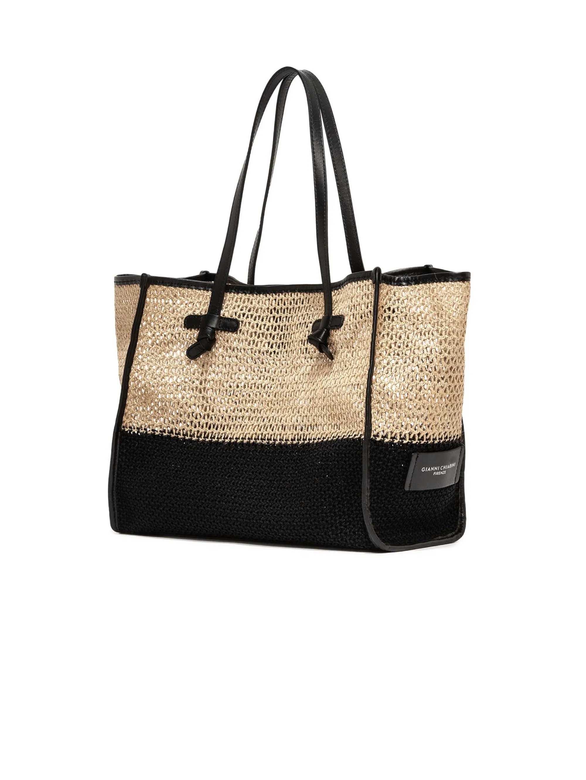 Borsa a Spalla Marcella in Canapa Nero