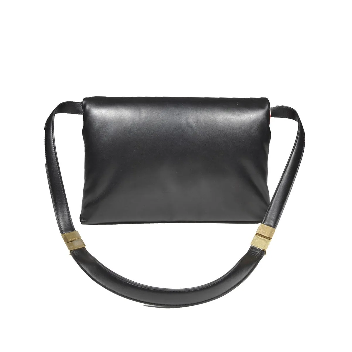 Borsa a spalla Prisma in pelle nero Marni